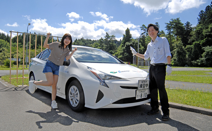 せんまや自動車学校の教習風景