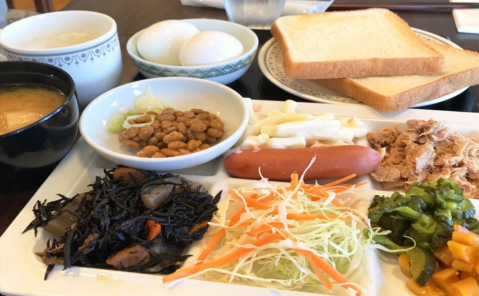 デイリーホテルの朝食例