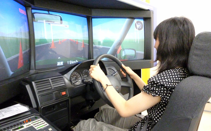 安心して練習できる｜運転シミュレーター