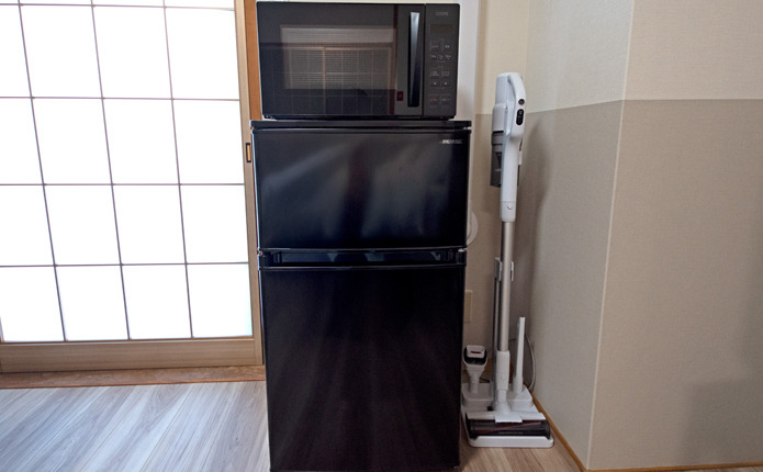 テレビ＆掃除機も用意｜ピア寺泊