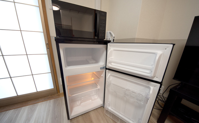冷蔵庫・電子レンジを設置｜ピア寺泊