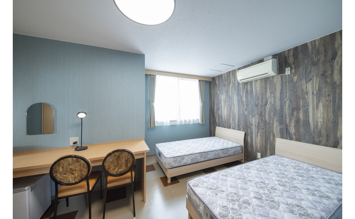 友達と一緒に過ごせる、ツインタイプのお部屋